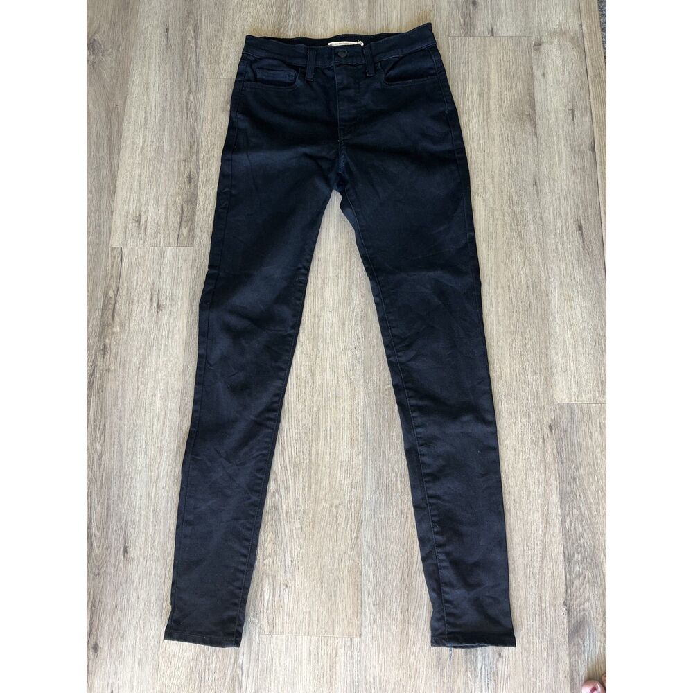 Levi's 720 High Rise Super Skinny Black Jeans Women's Size 28